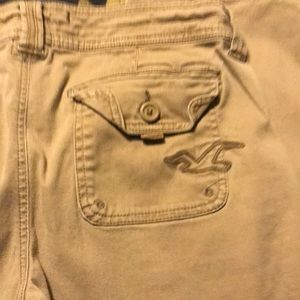 Khaki hollister pants
